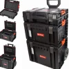 QBRICK System Pro Werkzeugkoffer Set Trolley + Box + Koffer schwarz 11,00 l
