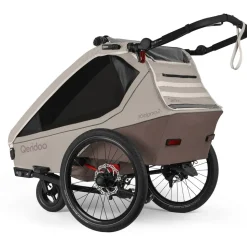 Qeridoo Kidgoo 2 Pro Gen 2 Kinderanhänger braun