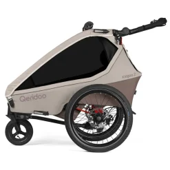Qeridoo Kidgoo 2 Pro Gen 2 Kinderanhänger braun