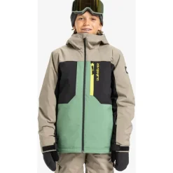 QUIKSILVER Dawson Jacke Fallen Rock Beige 12 Jahre