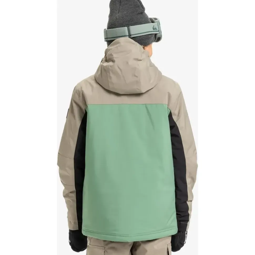 QUIKSILVER Dawson Jacke Fallen Rock Beige 12 Jahre