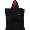 QUIKSILVER Hoody Towel Bademantel Schwarz One Size