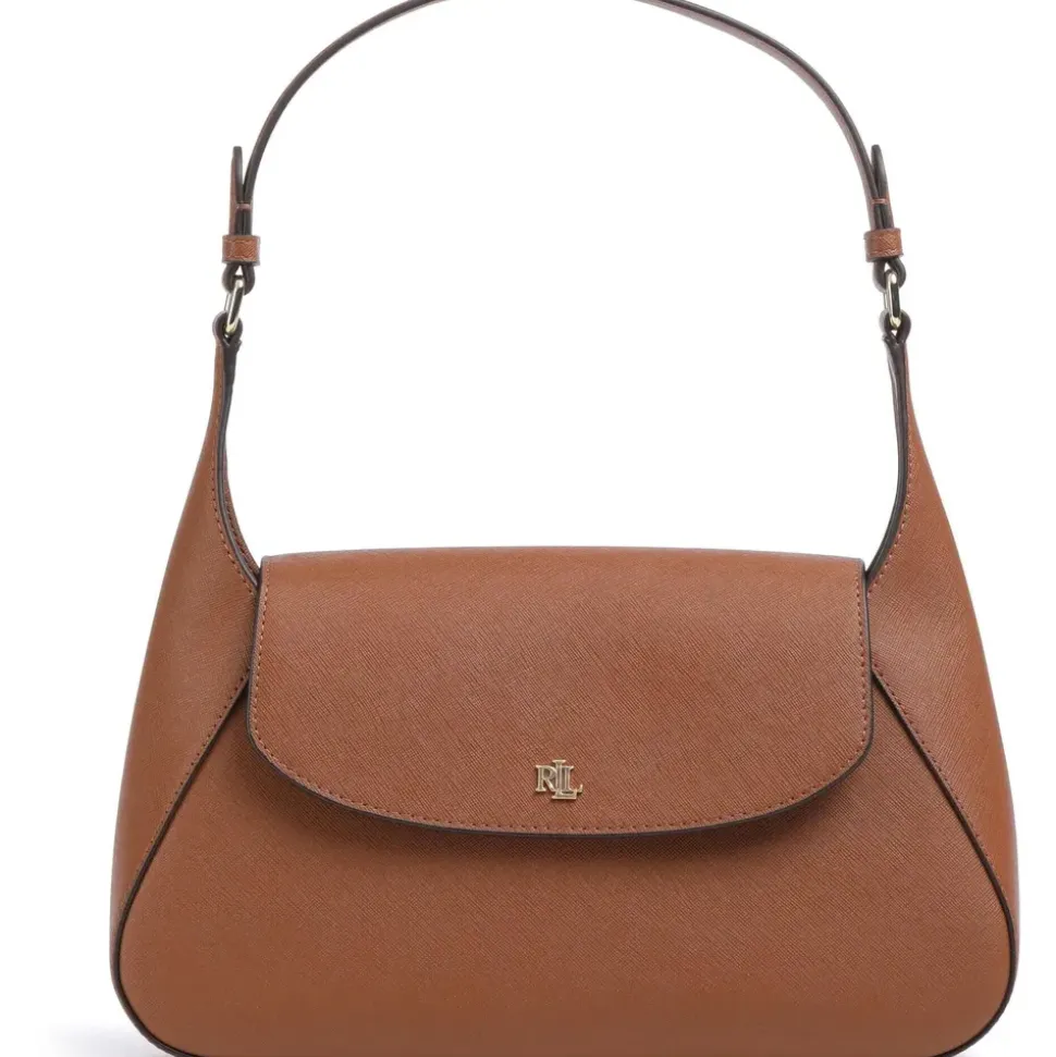 Ralph Lauren Schylar Medium Schultertasche Leder Brown