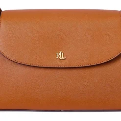 Ralph Lauren Schylar Medium Schultertasche Leder Brown
