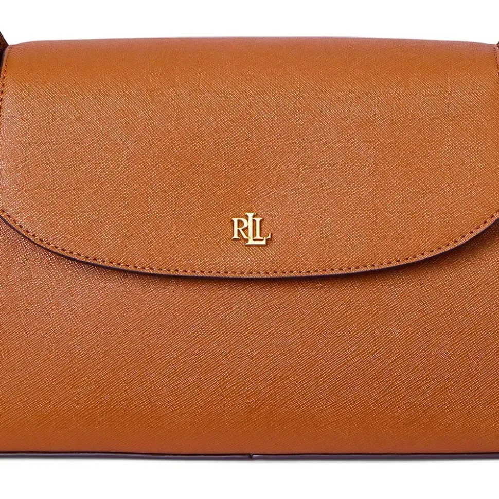 Ralph Lauren Schylar Medium Schultertasche Leder Brown