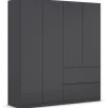 Rauch Drehtürenschrank Costa 181 x 197 x 54 cm Grau