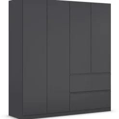 Rauch Drehtürenschrank Costa 181 x 197 x 54 cm Grau