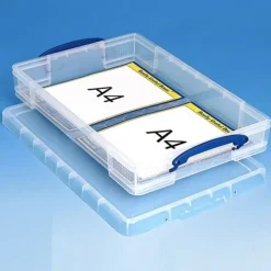 Really Useful Box Aufbewahrungsbox 34 x 52 x 8,5 cm 10-tlg. transparent
