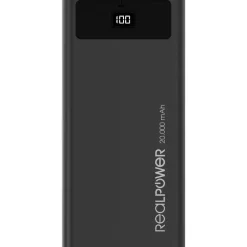 Realpower PB-20k PD 20000 mAh Schwarz