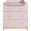 Rebecca Mobili Mobili Rebecca Wickeltisch, Pink, Holzwerkstoff, Rechteckig, 42x100x80 cm, Babymöbel, Wickelkommoden - Zubehör, Wickelkommoden