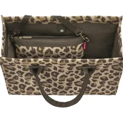 Reisenthel Daily Shopper Einkaufstasche Polyester Leo Macchiato/Braun