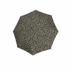 Reisenthel umbrella pocket classic Baroque Taupe – Kompakter Taschenschirm aus recycelten PET-Flaschen – Mit ergonomischem Griffdesign