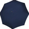 Reisenthel umbrella pocket duomatic mixed dots red Kompakter Taschenschirm aus recycelten PET-Flaschen Mit großer Drucktaste und ergonomisches Griffdesign, Couleur:mixed dots red