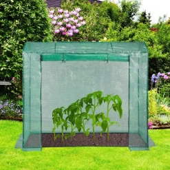 Relaxdays Tomatengewächshaus 1,7 x 2 x 0,8 m grün
