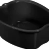Relaxdays 2x Fußbadewanne, schwarz Schwarz