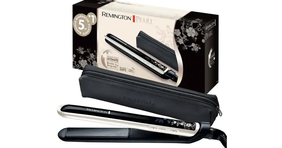 Remington Pearl Haarglätter schwarz