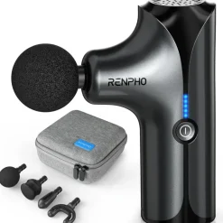 RENPHO Mini Massagepistole Schwarz