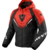 RevIt! Quantum 3 H2O Textiljacke Schwarz-Rot M