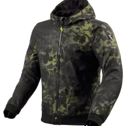 RevIt! Saros WB Camo Textiljacke Schwarz/Grün 2XL