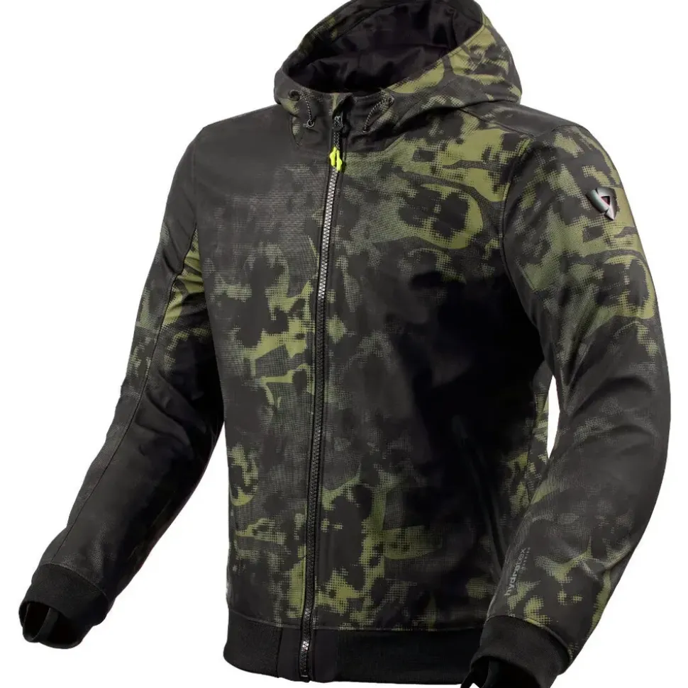 RevIt! Saros WB Camo Textiljacke Schwarz/Grün 2XL