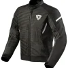RevIt! Torque 2 H2O Textiljacke Schwarz/Weiß L
