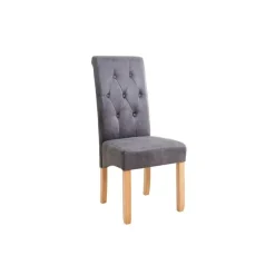 Riess-Ambiente Stuhl CASA gepolstert vintage grau