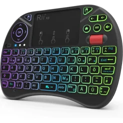 Rii Mini Tastatur Touchpad DE