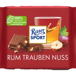 Ritter Sport Rum Trauben Nuss 100 g
