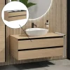 rivea Waschbeckenunterschrank Dia 2 Auszüge 120 x 47 cm