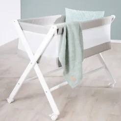 roba Beistellbett Weiß 85 x 45 cm