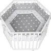 roba Cosiplay 6-eckig 106 x 121 cm weiß Bodenfarbe little stars