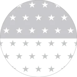 roba Cosiplay 6-eckig 106 x 121 cm weiß Bodenfarbe little stars