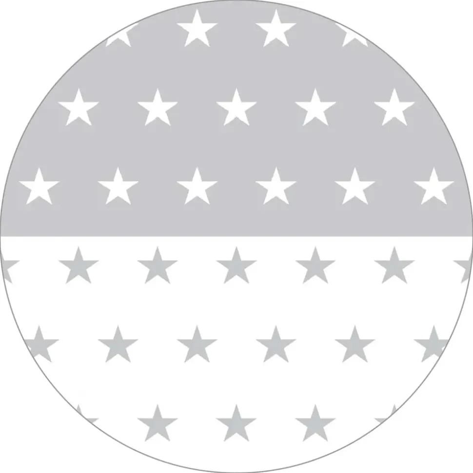 roba Cosiplay 6-eckig 106 x 121 cm weiß Bodenfarbe little stars