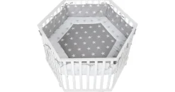 roba Cosiplay 100 x 100 cm Bio-Buche weiß Bodenfarbe Little Stars (202300WEV190)