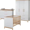 roba Kinderzimmer Caro breit  3-tlg. lichtgrau/goldeiche