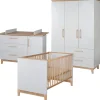 roba Kinderzimmer Caro 3-tlg. lichtgrau/goldeiche