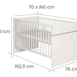 roba Kinderzimmer Moritz 3-tlg. weiß
