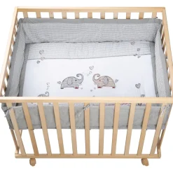 roba Laufgitter 75 x 100 cm natur Bodenfarbe jumbo twins grau