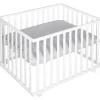roba Laufgitter 75 x 100 cm weiß Bodenfarbe Style grau 202100WEV230