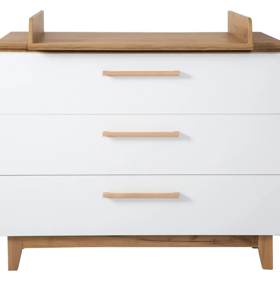 roba Wickelkommode 'Finn' mit Schubladendämpfung, 3 Schubladen, Wickelhöhe 94 cm