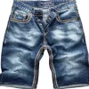 Rock Creek Shorts Jeansshorts dicke Naht Regular Fit