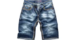 Rock Creek Shorts Jeansshorts dicke Naht Regular Fit