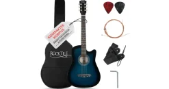 Rocktile WSD-5C-BUB Slim Line Westerngitarren Set Blueburst,