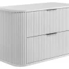 Rodan Waschbeckenunterschrank 2 Schubladen 80 x 51 cm Weiß