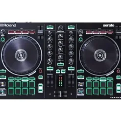 Roland DJ-202 USB-DJ-Controller mit Kopfhörer,