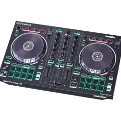 Roland DJ-202 USB-DJ-Controller mit Kopfhörer,
