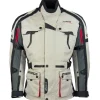 ROLEFF RACEWEAR CHICAGO Motorradjacke Schwarz/Rot 6XL