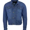 ROLEFF RACEWEAR Jeans Motorradjacke Blau L