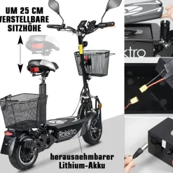 Rolektro E-Joy 20 Lithium schwarz