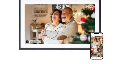 Rollei Smart Frame WiFi 151 Digitaler Bilderrahmen, 39,5 cm, 1920 x 1080 Pixel, Black
